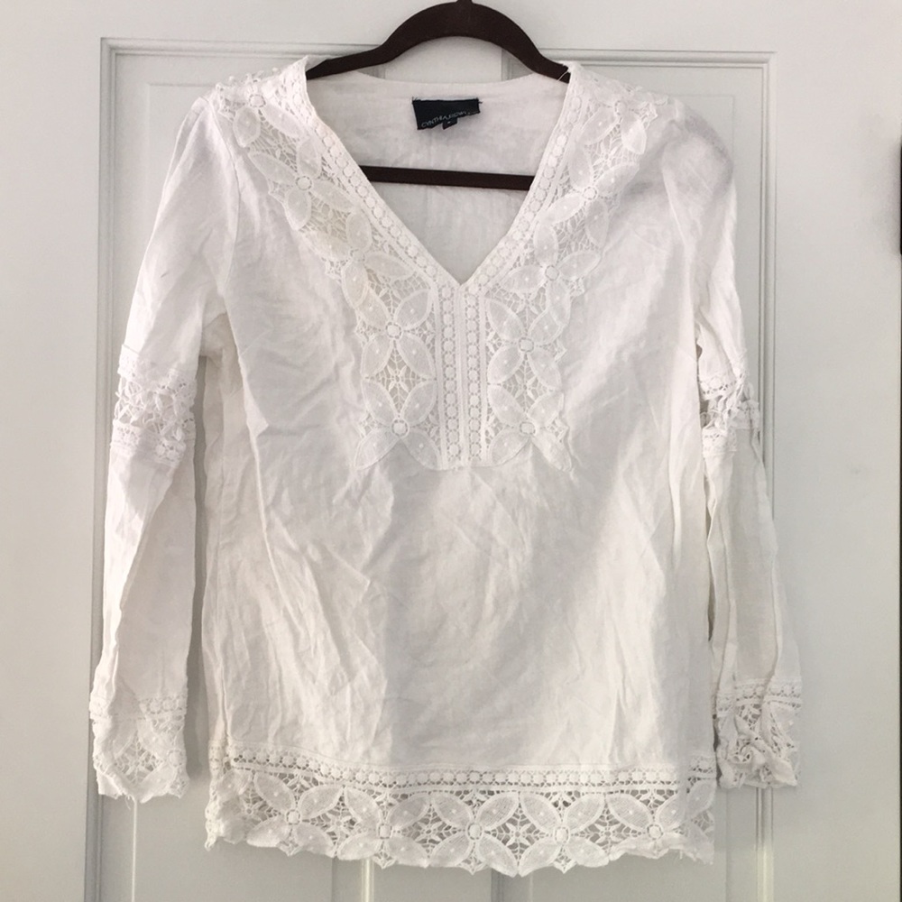 Cynthia Rowley White Tunic